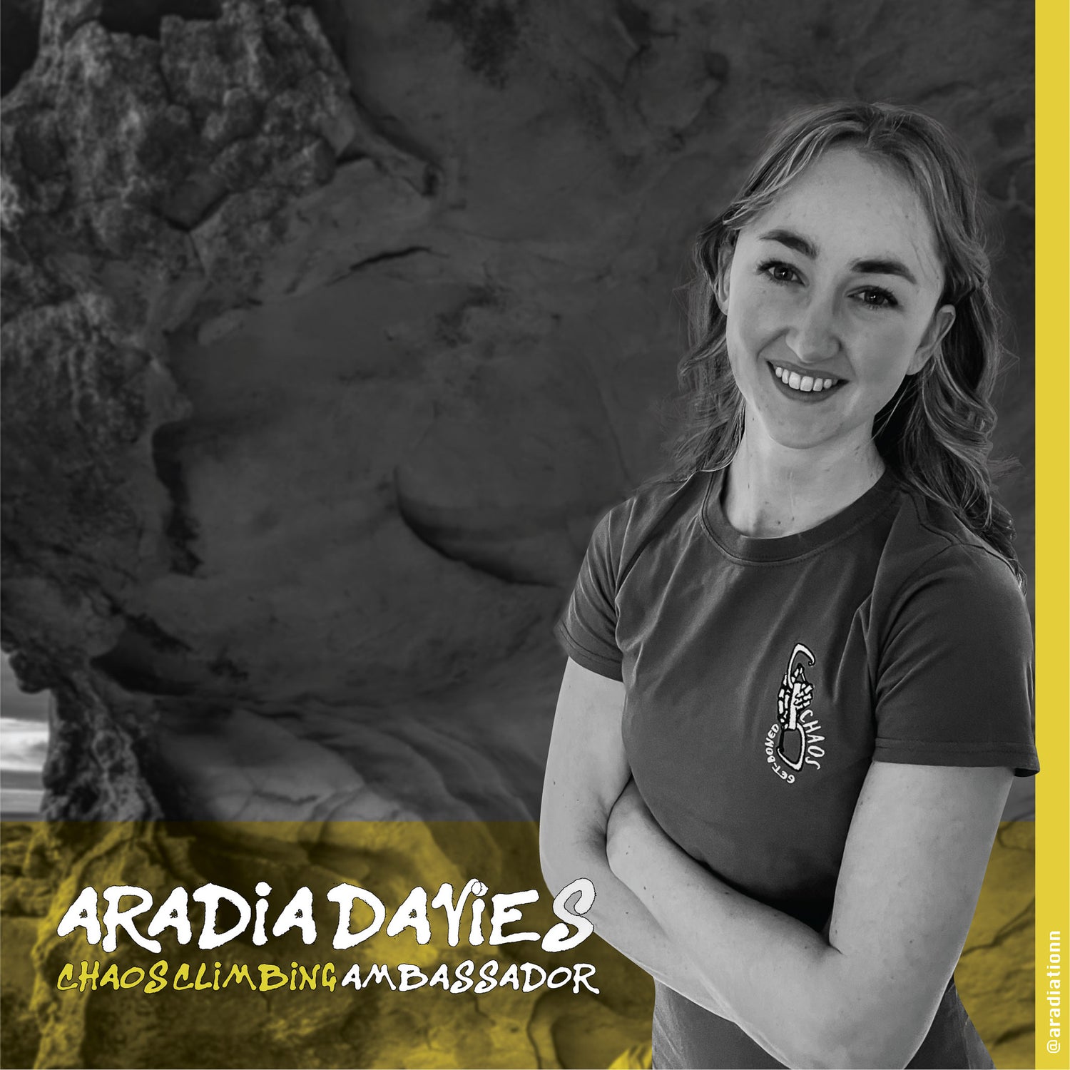 Aradia Davies Chaos Cimbing Ambassador