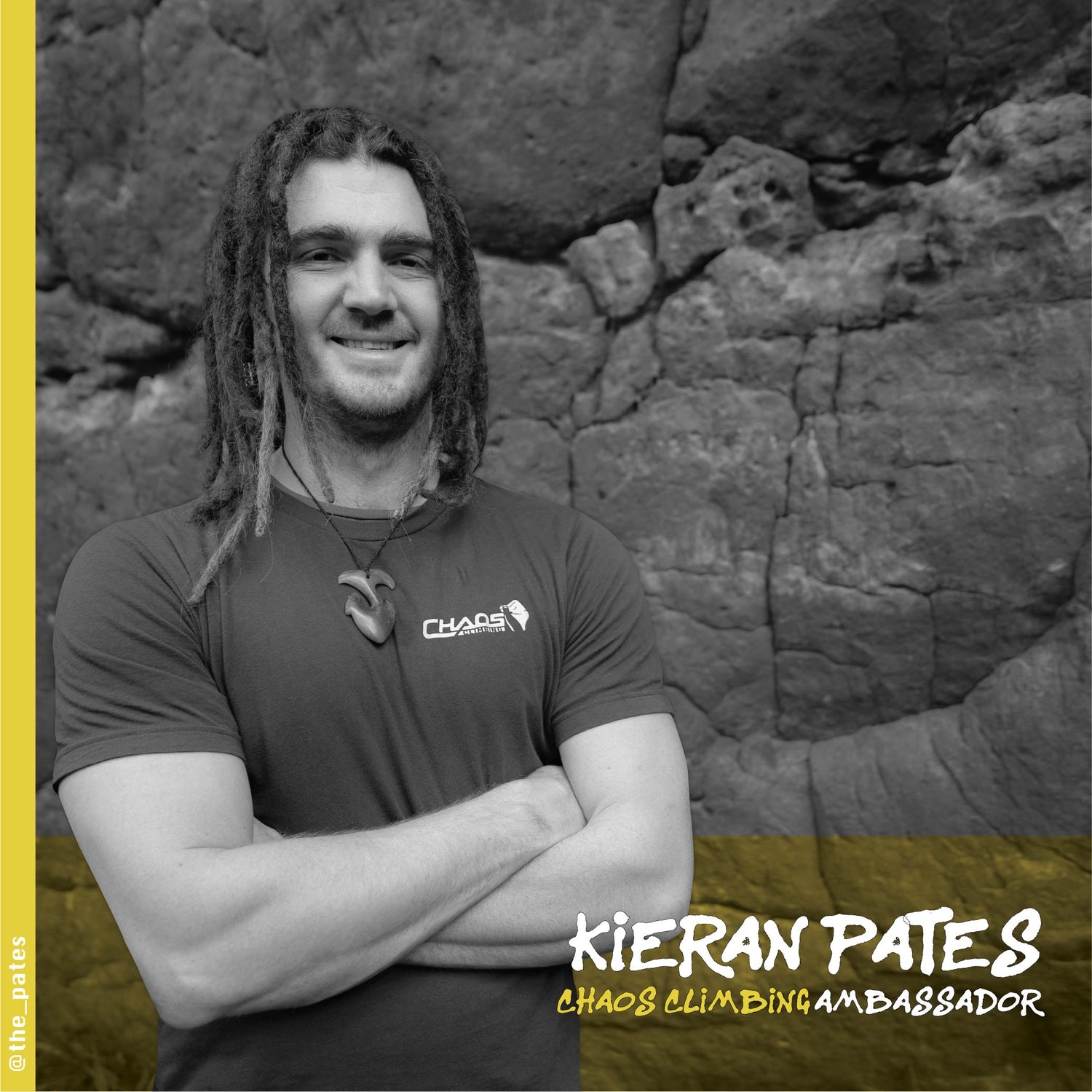 Kieran Pates Chaos Climbing Ambassador