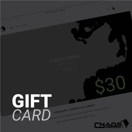 Chaos Climbing Gift Card - Chaos Climbing